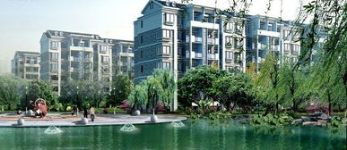 現代城市綠化型住宅小區建筑群3D效果圖解析與免費下載指南